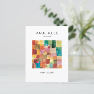 Paul Klee, Farbige Moderne Abstrakte Kunst Postkar Postkarte