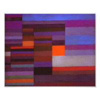 Paul Klee Feuer im Abend Abstrakte Kunst