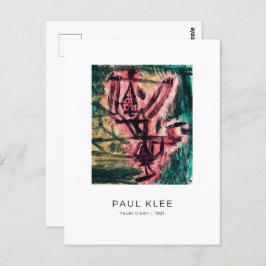 Paul Klee, Feuergefecht - Abstrakte Kunst Postkarte