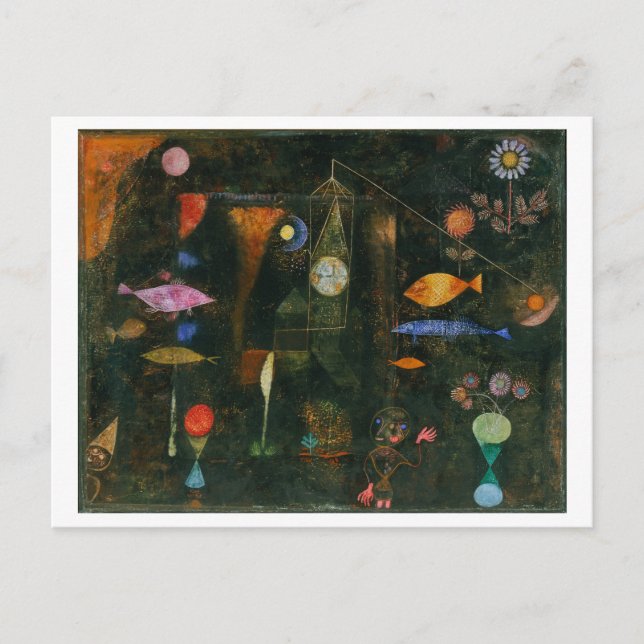 Paul Klee, "Fish Magic", 1925 Postkarte (Vorderseite)