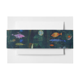 Paul Klee Fish Magic Abstrakte Malerei Grafik Einladungsbanderole