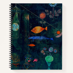 Paul Klee Fish Magic Abstrakte Malerei Grafik Notizbuch