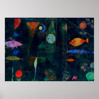 Paul Klee Fish Magic Abstrakte Malerei Grafik