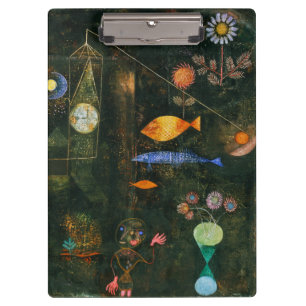 Paul Klee Fish Magic Abstrakte Surrealistische Kun Klemmbrett