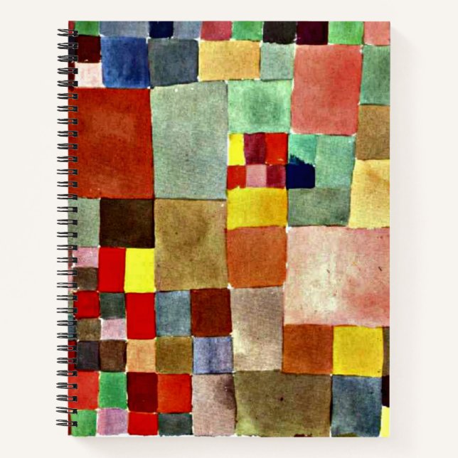 Paul Klee - Flora auf Sand Notizbuch (Vorderseite)