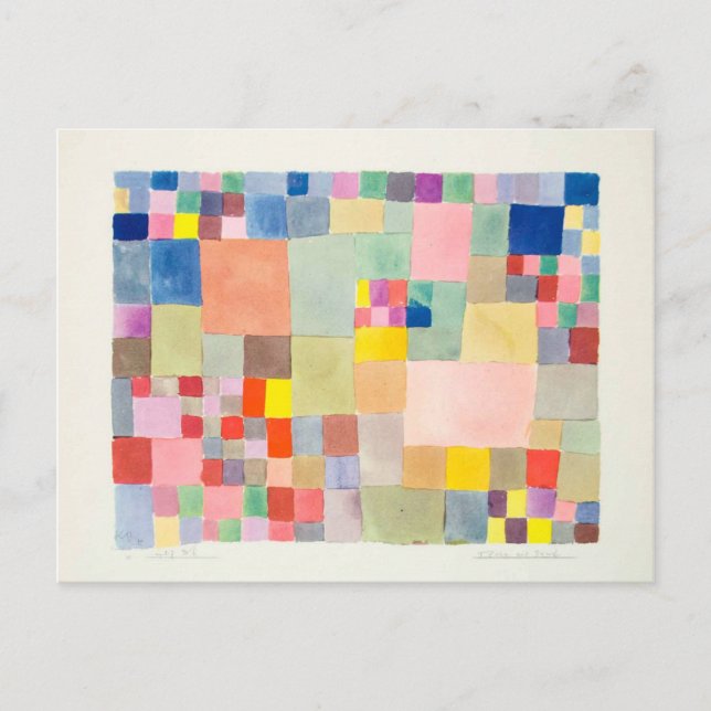 Paul Klee, Flora auf Sand Postkarte (Vorderseite)