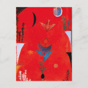 Paul Klee Flower Myth Postkarte
