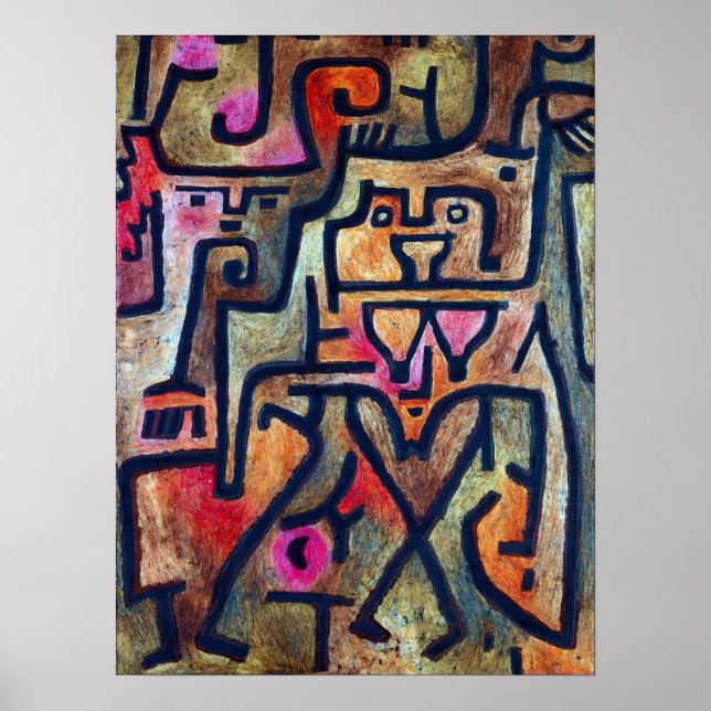 Paul Klee Forest Hexches Poster (Vorne)