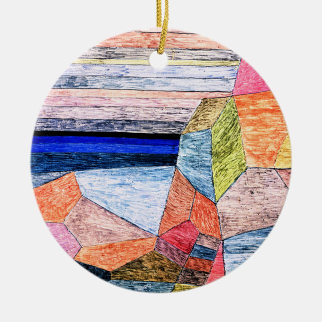 Paul Klee Gemälde, Promontorio Ph. Keramik Ornament (Vorne)