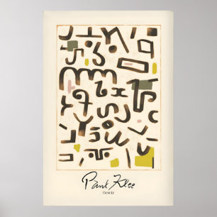 Paul Klee Gesetz Abstrakte Symbole Moderne Kunst D Poster