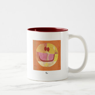 paul klee glückliches Gesicht Zweifarbige Tasse