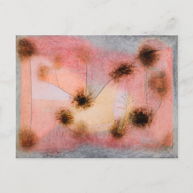 Paul Klee - Hartpflanzen Postkarte (Vorderseite)