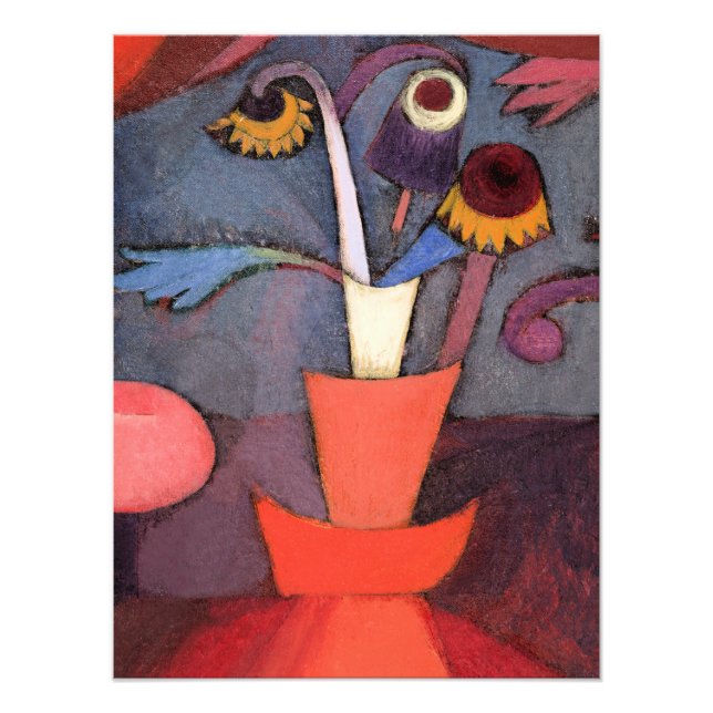 Paul Klee, Herbstblume, Fotodruck (Vorne)