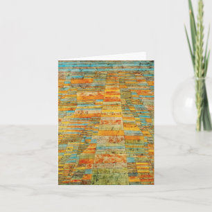Paul Klee Highways und Byways Note Card Karte