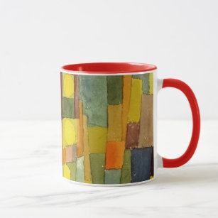 Paul Klee im Stil der Kairouan Aquarell-Kunst Tasse