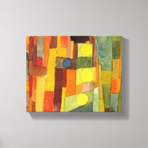 Paul Klee im Stil der kairouanischen Wasserfarbenk Leinwanddruck