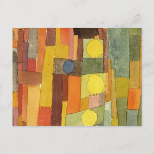 Paul Klee im Stil von Kairouan Postkarte