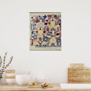Paul Klee, Karneval im Schnee, Poster