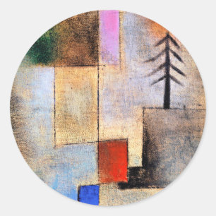 Paul Klee - kleines Bild Runder Aufkleber