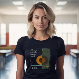 Paul Klee Künstlerische Bildung Inspiration Salz Tri-Blend Shirt