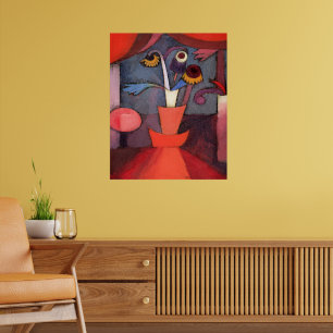 Paul Klee Kunstwerk, Herbstblume, Poster