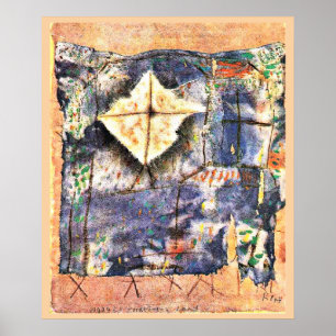 Paul Klee Kunstwerk, Landschaft zerstört Poster