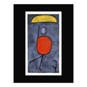 Paul Klee - Mit Regenschirm Fotodruck
