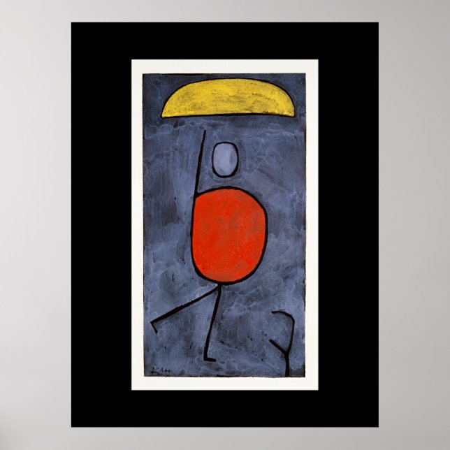 Paul Klee - Mit Regenschirm Poster (Vorne)