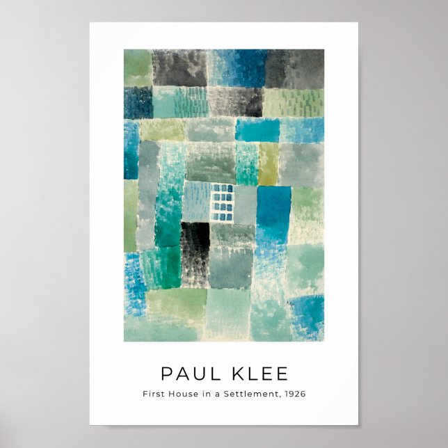 Paul Klee - Moderne Abstrakte Kunst Poster (Vorne)