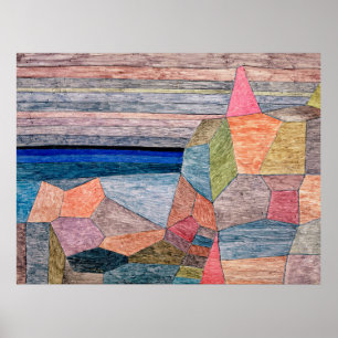 Paul Klee painting, Promontorio Ph.m Poster
