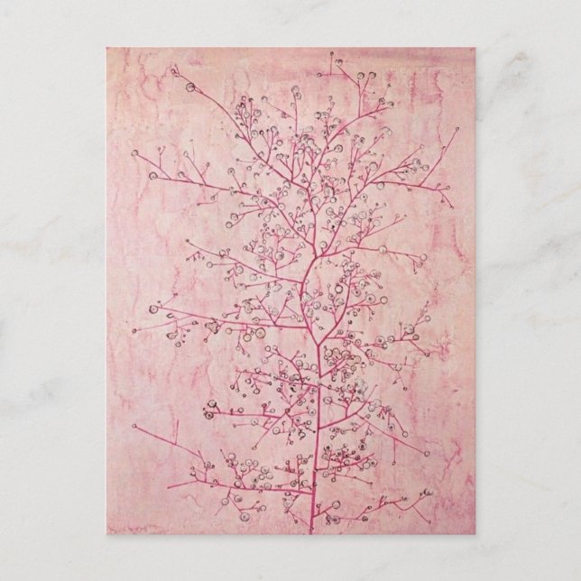 Paul Klee - Pink Spring in Deep Winter Postcard Postkarte (Vorderseite)