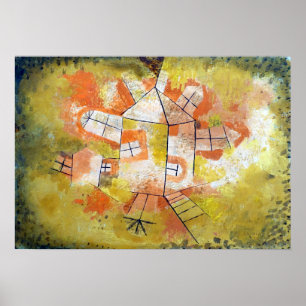 Paul Klee Pistole House Poster