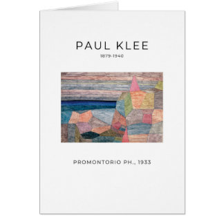 Paul Klee, Promontorio Ph. (1933) - Kundenkarte