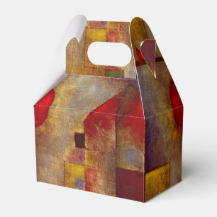 Paul Klee Red Balloon Abstrakte farbenfrohe Kunst Geschenkschachtel