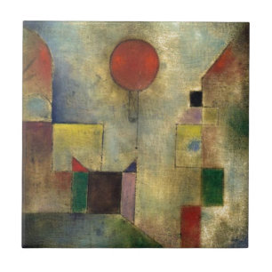 Paul Klee Red Balloon Fliese