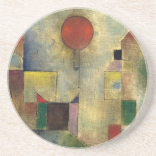 Paul Klee Red Balloon Getränkeuntersetzer