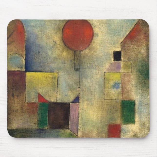 Paul Klee Red Balloon Mousepad (Vorne)