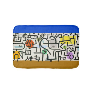 Paul Klee Reicher Hafen Abstracter Expressionismus Badematte