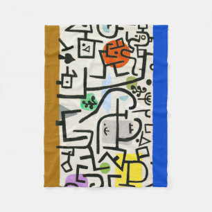 Paul Klee Reicher Hafen Abstracter Expressionismus Fleecedecke