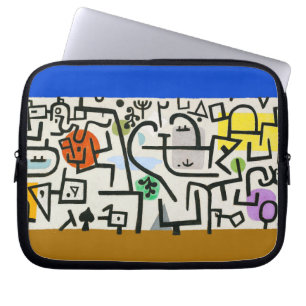 Paul Klee Reicher Hafen Abstracter Expressionismus Laptopschutzhülle