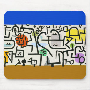 Paul Klee Reicher Hafen Abstracter Expressionismus Mousepad