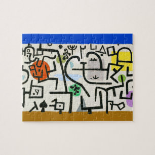 Paul Klee Reicher Hafen Abstracter Expressionismus Puzzle