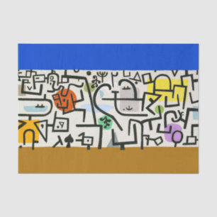 Paul Klee Reicher Hafen Abstracter Expressionismus Seidenpapier