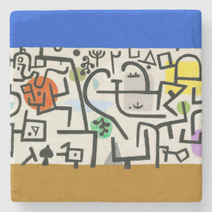 Paul Klee Reicher Hafen Abstracter Expressionismus Steinuntersetzer
