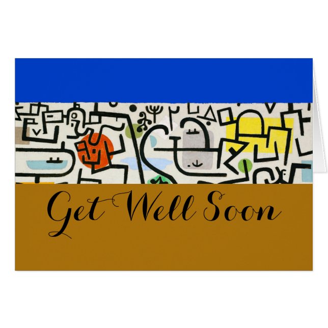 Paul Klee Rich Harbour Abstrakter Expressionismus (Vorderseite (Horizontal))