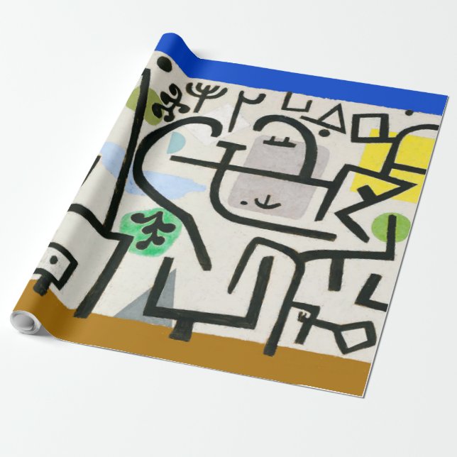 Paul Klee Rich Harbour Abstrakter Expressionismus Geschenkpapier (Ungerollt)