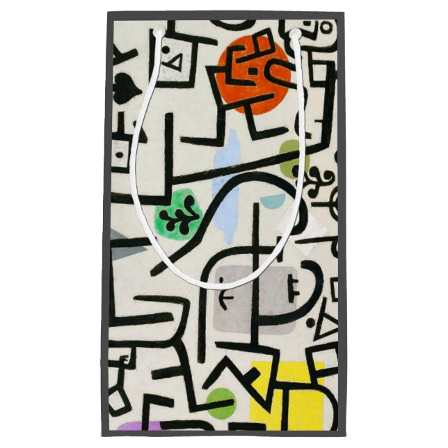 Paul Klee Rich Harbour Abstrakter Expressionismus Kleine Geschenktüte (Vorderseite)