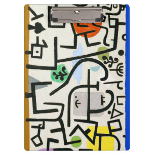 Paul Klee Rich Harbour Abstrakter Expressionismus Klemmbrett