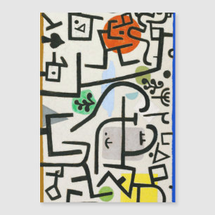 Paul Klee Rich Harbour Abstrakter Expressionismus Magnetkarte