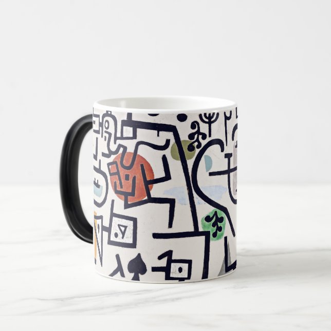 Paul Klee Rich Port Abstract Art Mug Verwandlungstasse (Vorderseite Links)